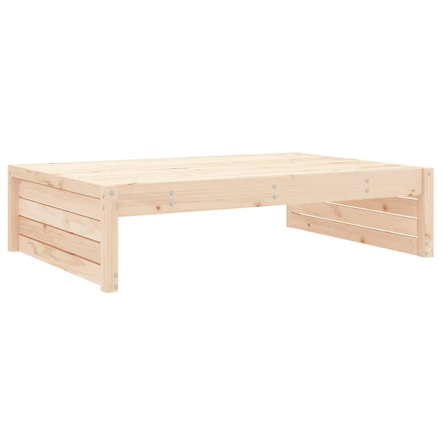 Salon de jardin 2 pcs bois de pin massif - 4