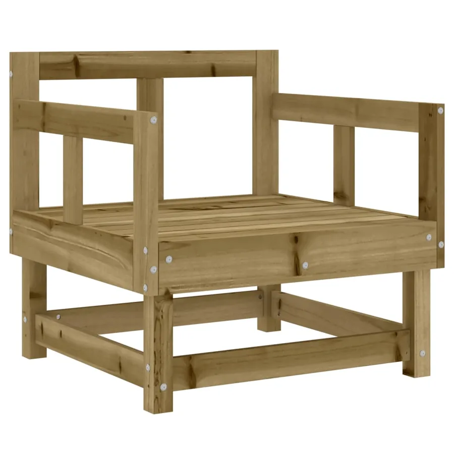 Salon de jardin 7 pcs bois de pin imprégné - 5