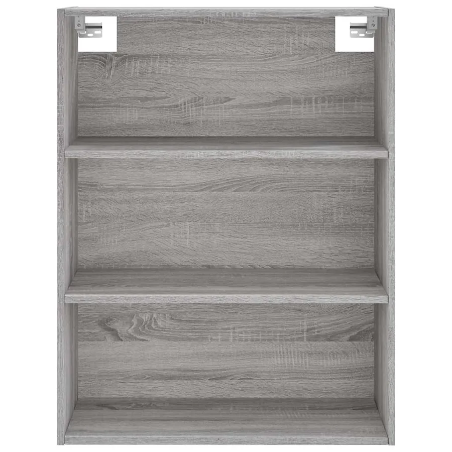 Buffet haut Sonoma gris 69,5x34x180 cm Bois d'ingénierie - 6