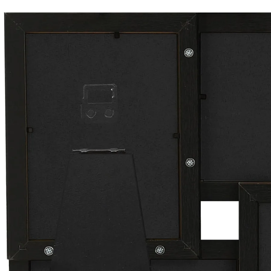 Collage de cadres photo pour photo de 4x (10x15 cm) Noir MDF - 6
