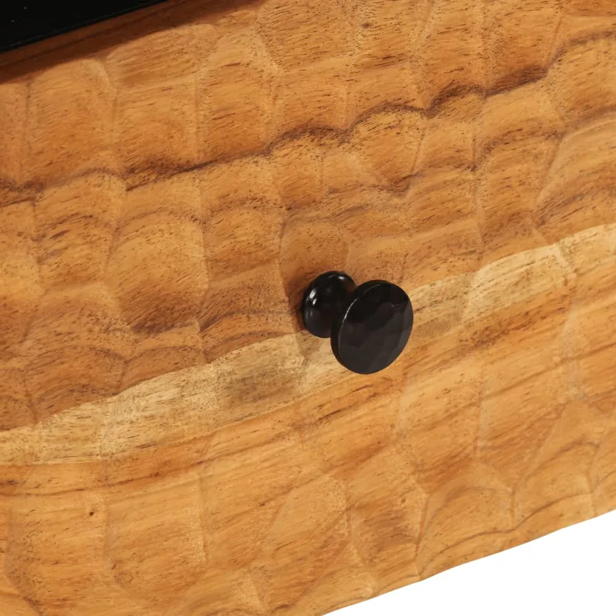 Table de chevet 40x33x46 cm Bois d'acacia massif - 9