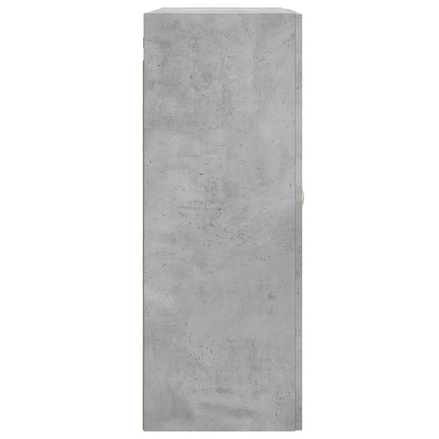 Armoires murales 2 pcs gris béton bois d'ingénierie - 7