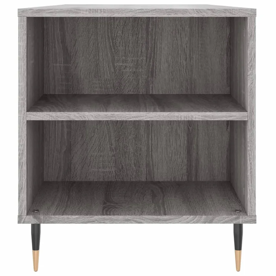 Table basse sonoma gris 102x44,5x50 cm bois d'ingénierie - 7