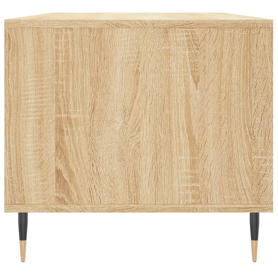 Table basse Chêne sonoma 90x49x45 cm Bois d'ingénierie - 7