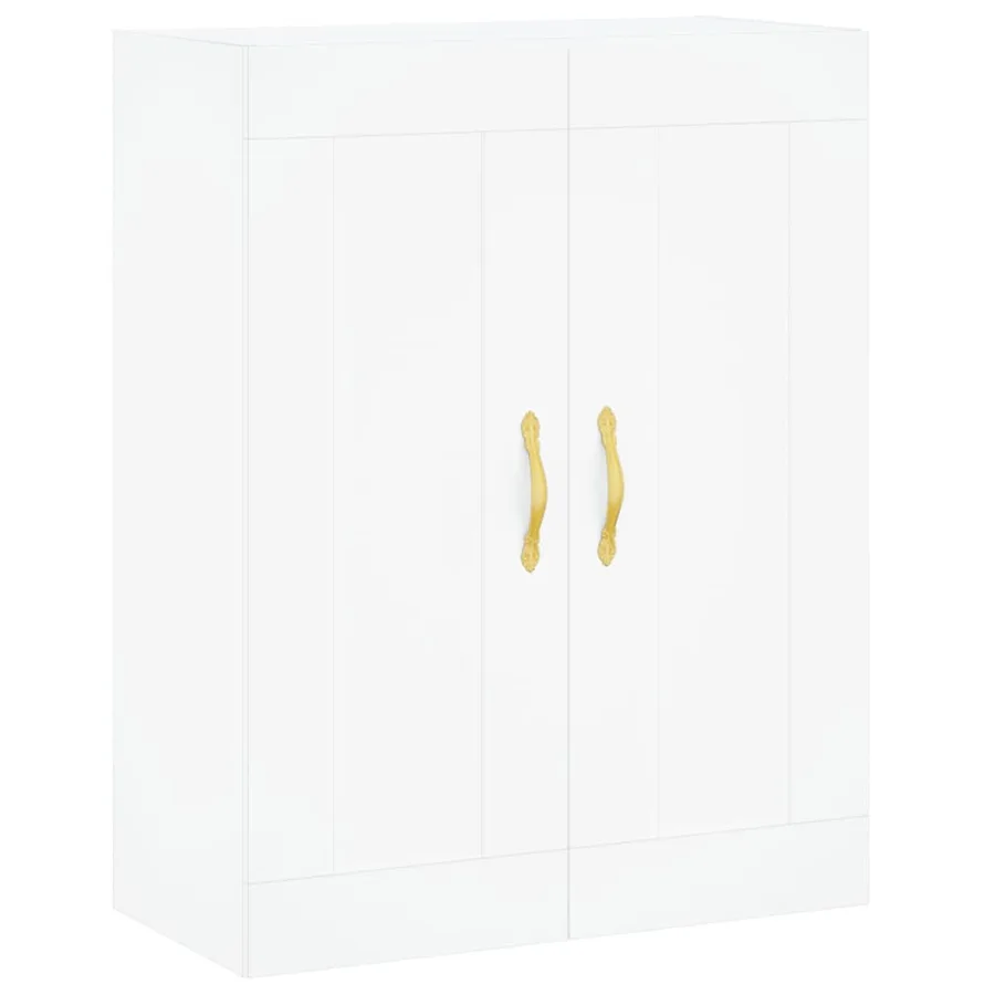 Armoire murale blanc 69,5x34x90 cm bois d'ingénierie - 2