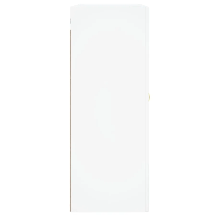 Armoire murale blanc 69,5x34x90 cm bois d'ingénierie - 8