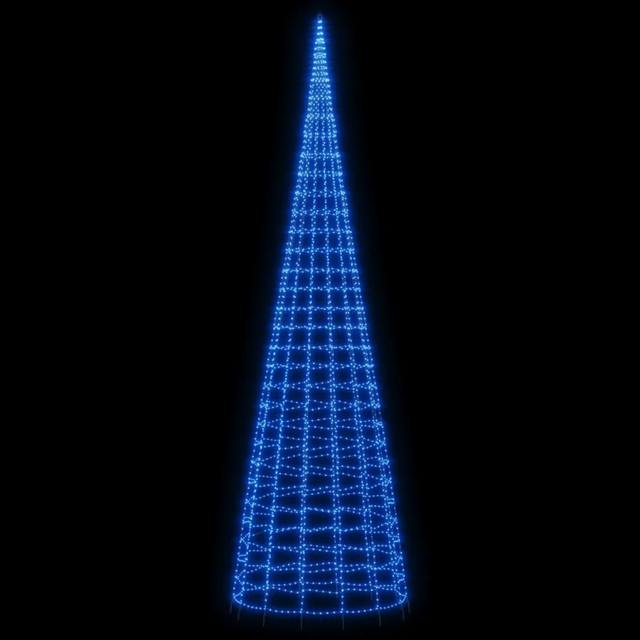 Sapin de Noël à LED 3000 LED bleu 800 cm - 3