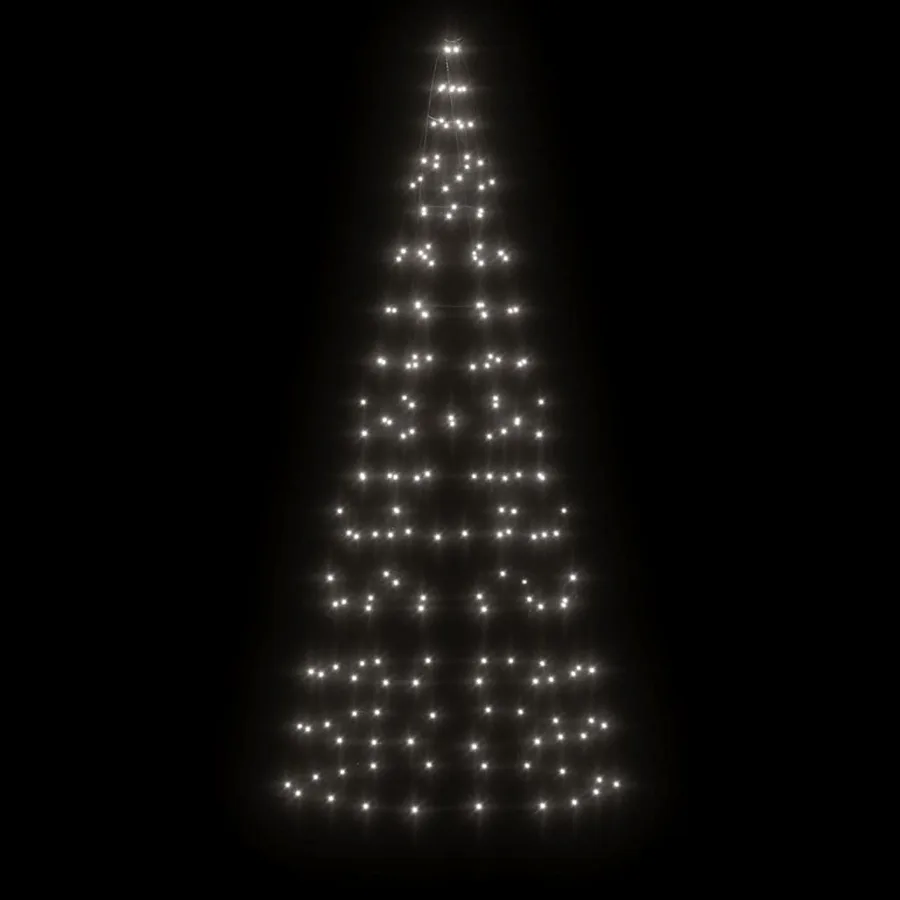Sapin de Noël à LED 200 LED blanc 180 cm - 3