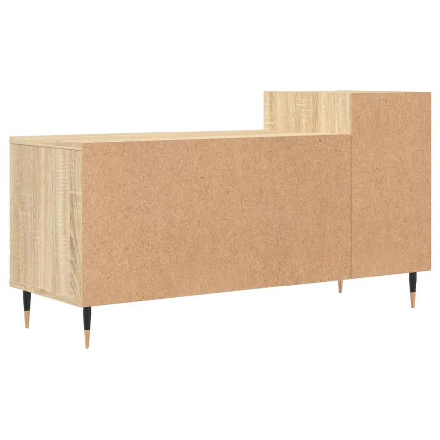Meuble TV Chêne sonoma 100x35x55 cm Bois d'ingénierie - 8