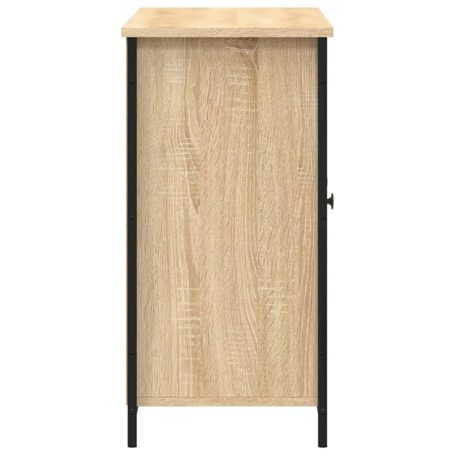 Buffet chêne sonoma 100x35x70 cm bois d'ingénierie - 7