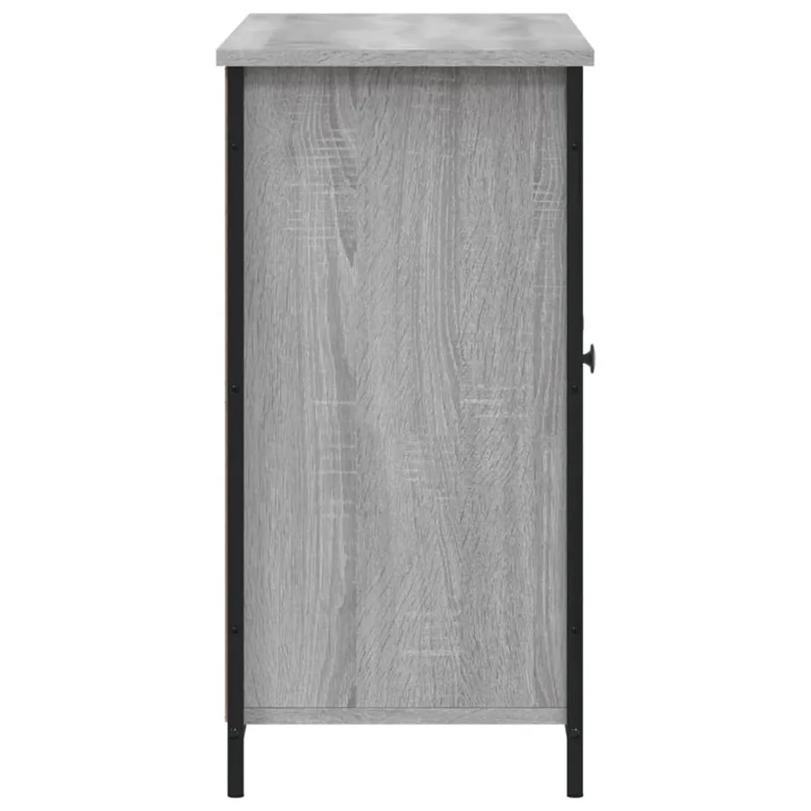 Buffet sonoma gris 100x35x70 cm bois d'ingénierie - 7