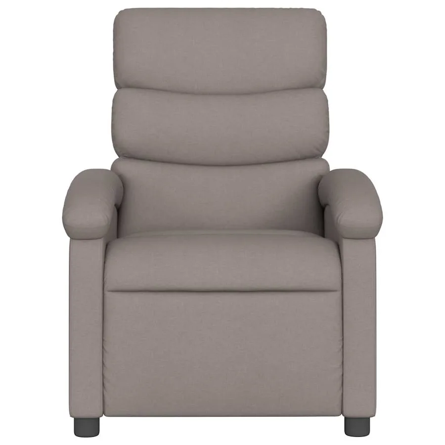 Fauteuil de massage inclinable Taupe Tissu - 4