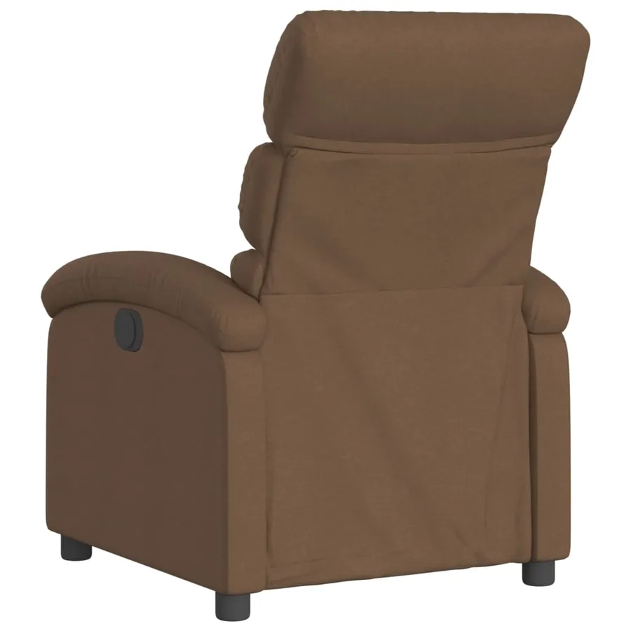 Fauteuil inclinable Marron Tissu - 5