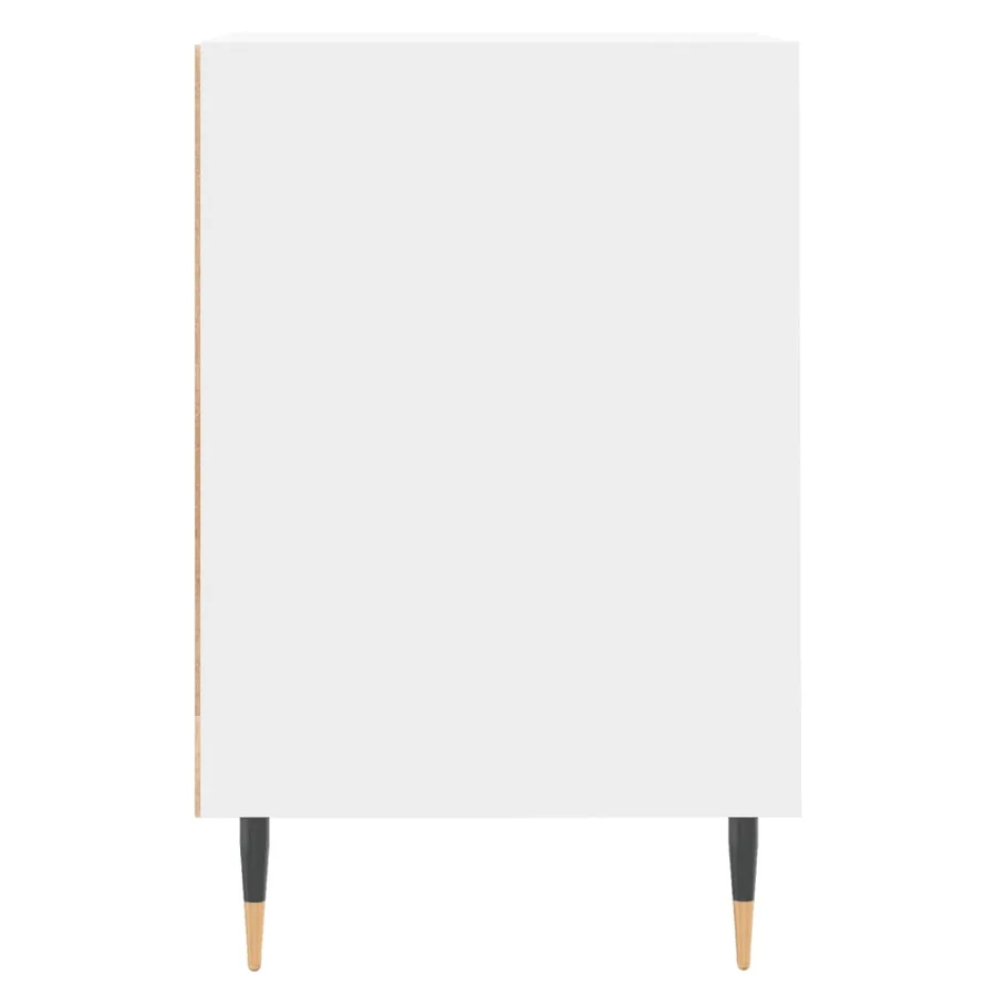 Meuble TV Blanc 160x35x55 cm Bois d'ingénierie - 7