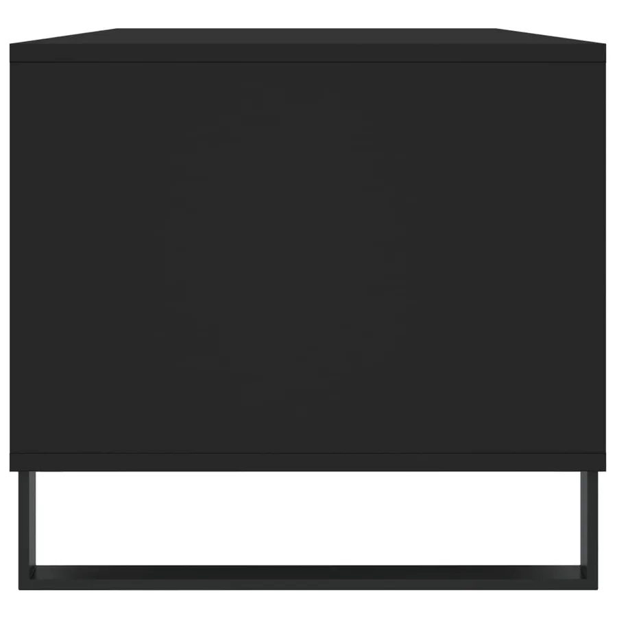 Table basse Noir 90x49x45 cm Bois d'ingénierie - 7