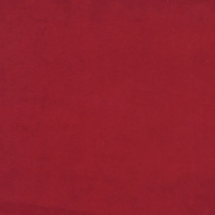 Repose-pied Rouge bordeaux 45x29,5x35 cm Velours - 5