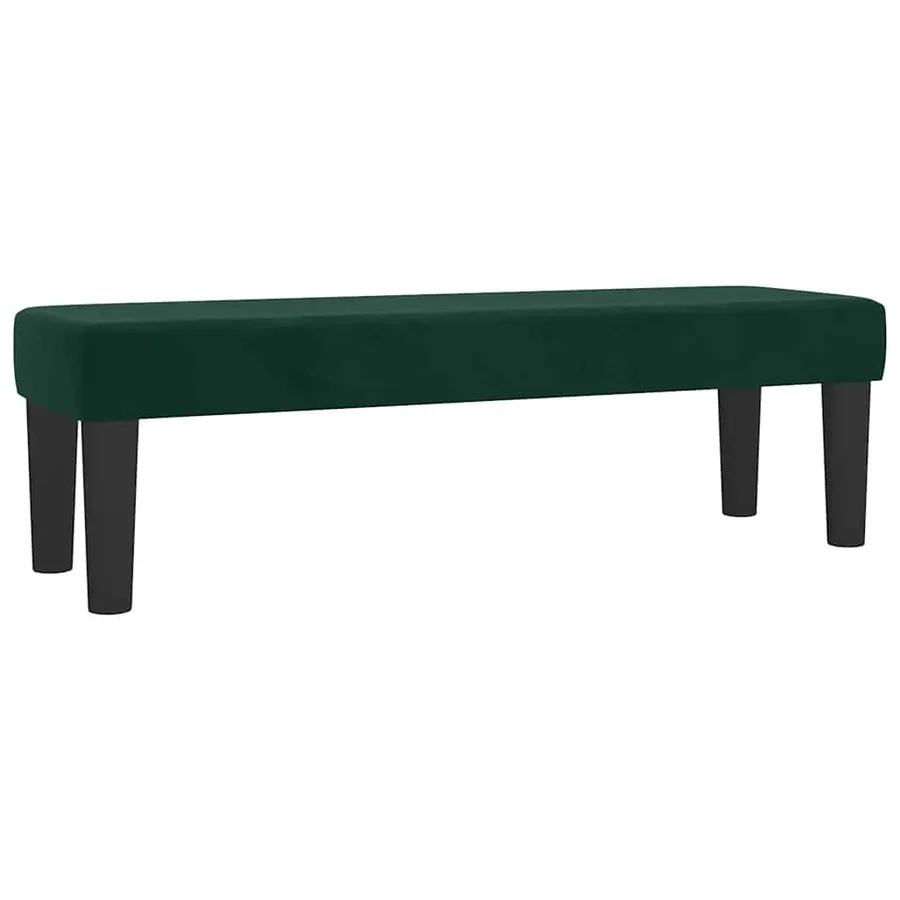 Sommier à lattes de lit et matelas Vert foncé 200x200cm Velours - 7