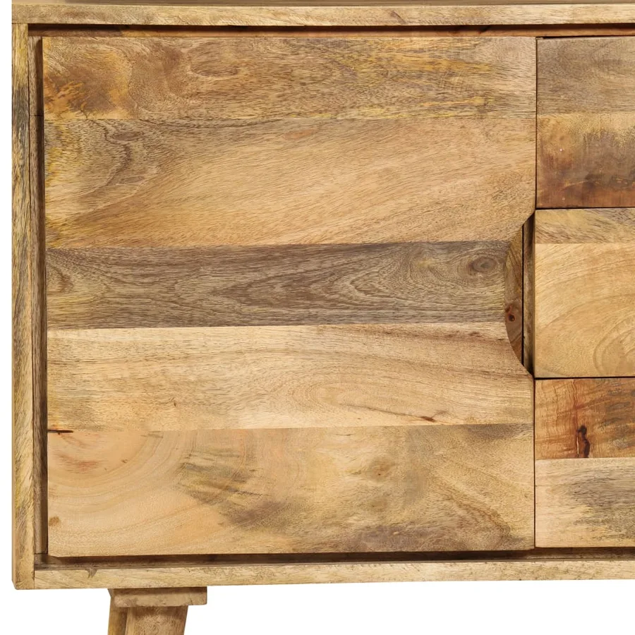Buffet Bois massif de manguier 90x30x69 cm - 11