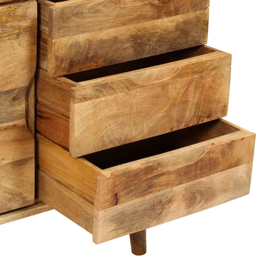 Buffet Bois massif de manguier 90x30x69 cm - 12