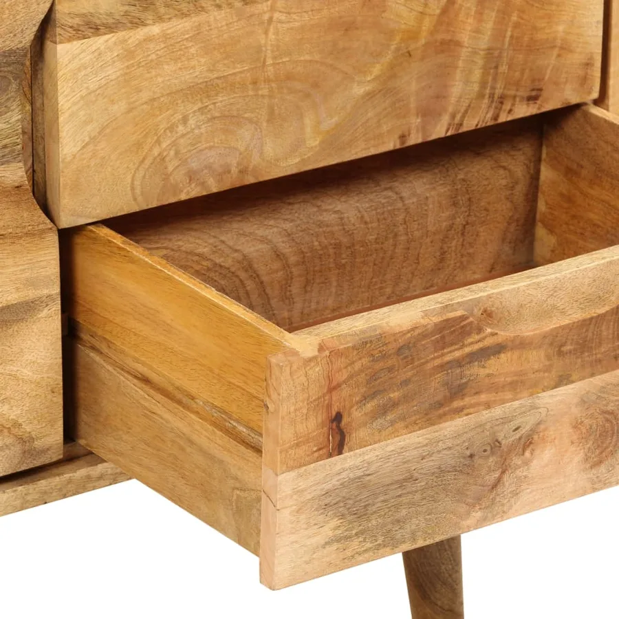 Buffet Bois massif de manguier 90x30x69 cm - 13