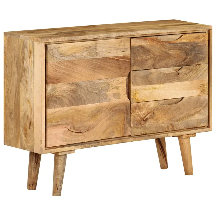 Buffet Bois massif de manguier 90x30x69 cm - 16