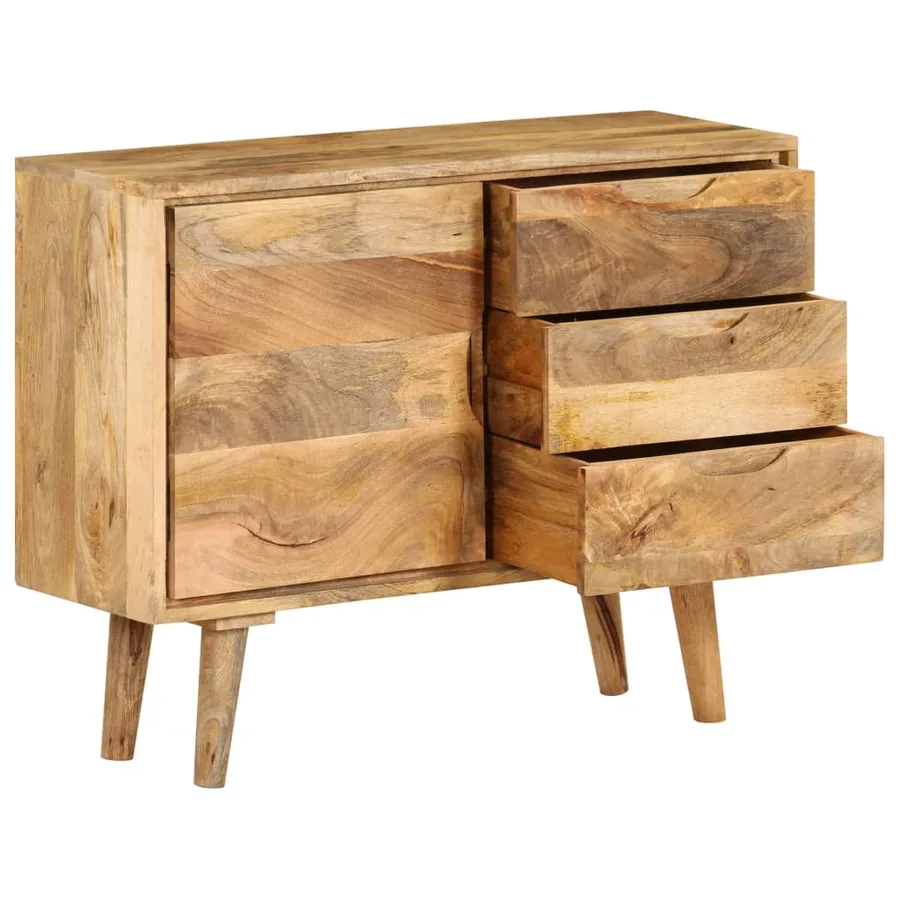 Buffet Bois massif de manguier 90x30x69 cm - 2