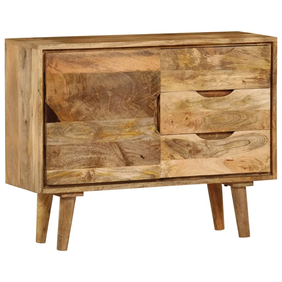 Buffet Bois massif de manguier 90x30x69 cm - 3