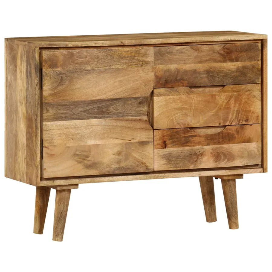 Buffet Bois massif de manguier 90x30x69 cm - 4