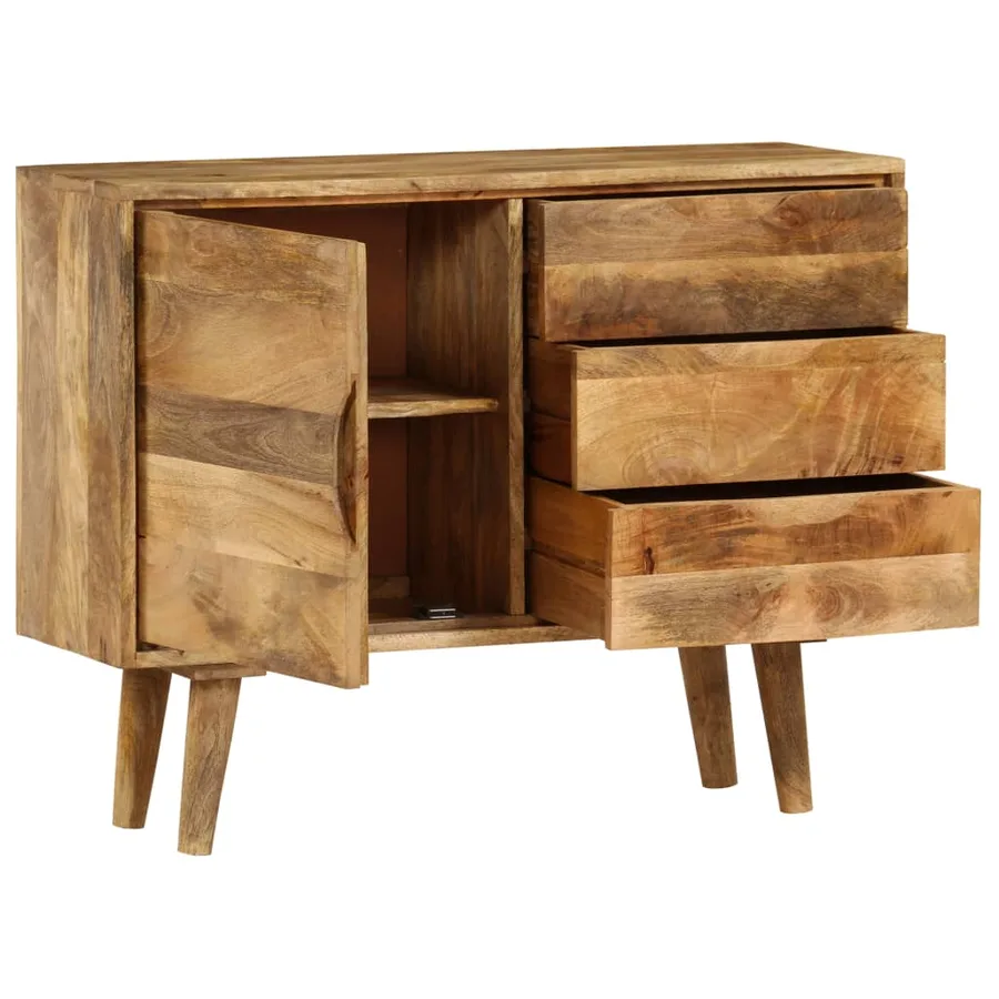 Buffet Bois massif de manguier 90x30x69 cm - 5