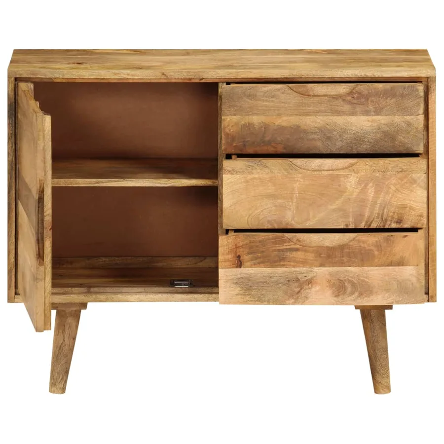 Buffet Bois massif de manguier 90x30x69 cm - 7