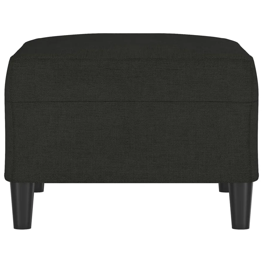 Repose-pied Noir 70x55x41 cm Tissu - 4