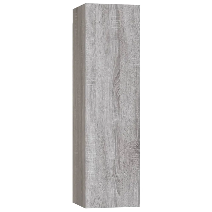 Ensemble de meubles TV 3 pcs Sonoma gris Bois d'ingénierie - 7