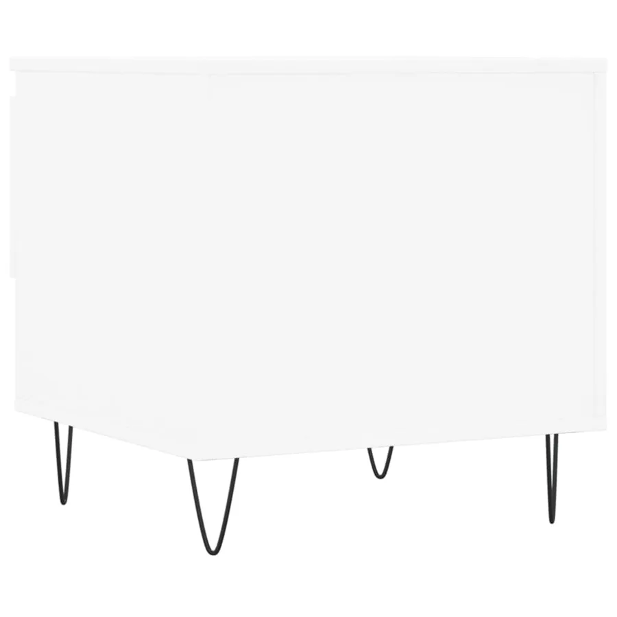 Tables basses 2 pcs blanc 50x46x50 cm bois d'ingénierie - 9