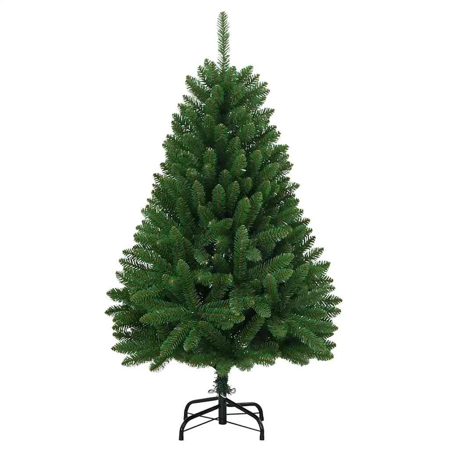 Sapin de Noël artificiel à charnières avec support vert 120 cm - 2