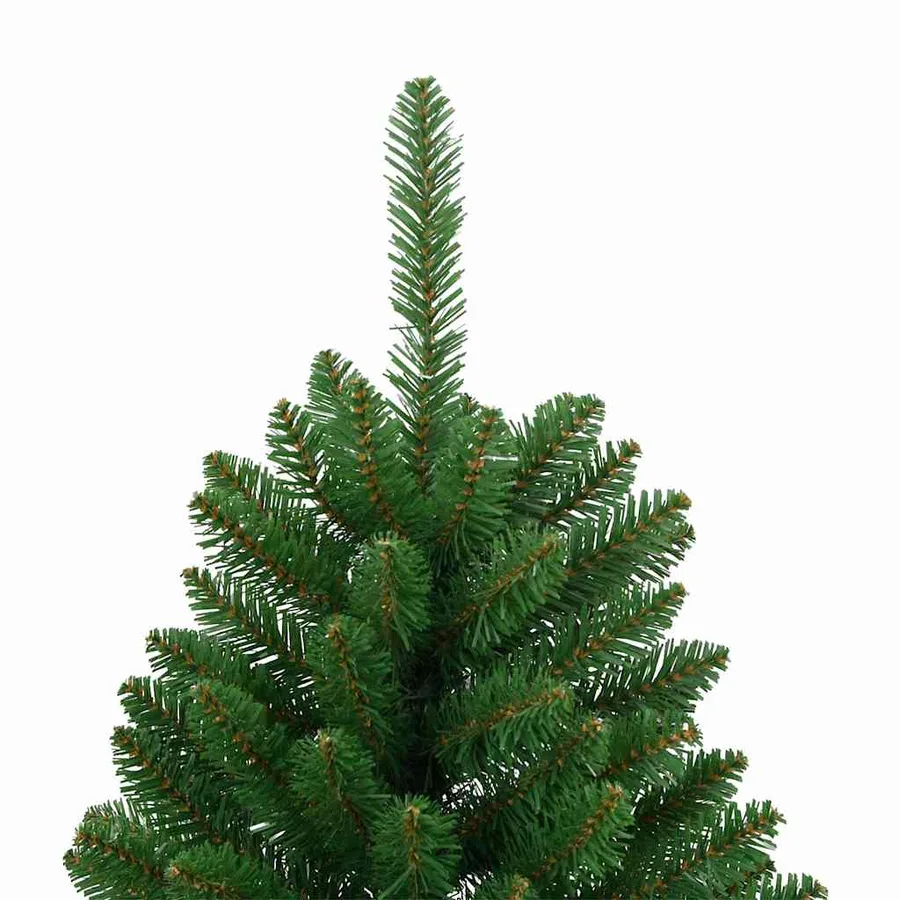 Sapin de Noël artificiel à charnières avec support vert 120 cm - 5