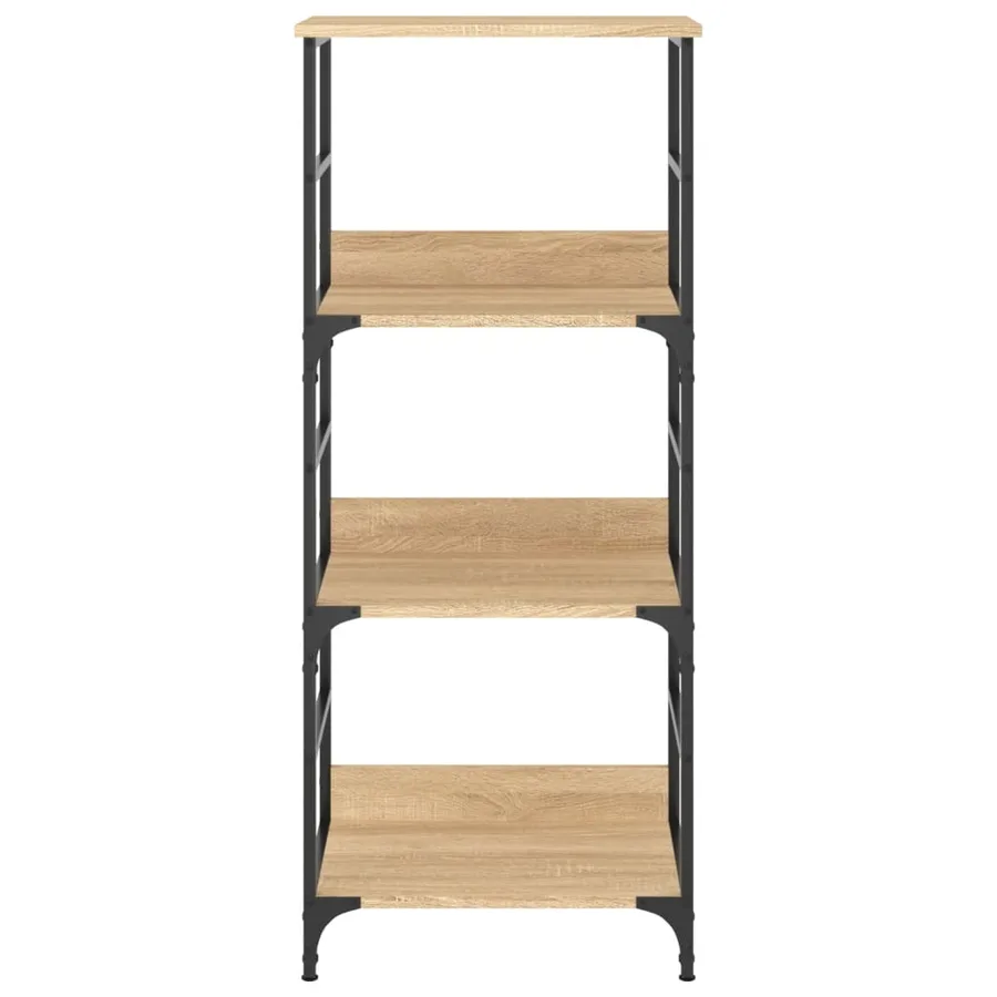 Bibliothèque chêne sonoma 50x33x117,5 cm bois d'ingénierie - 4