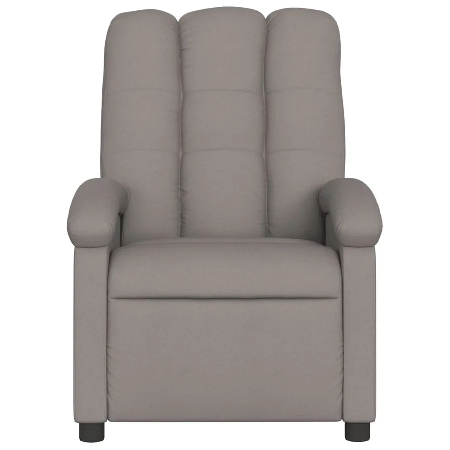 Fauteuil inclinable Taupe Tissu - 3