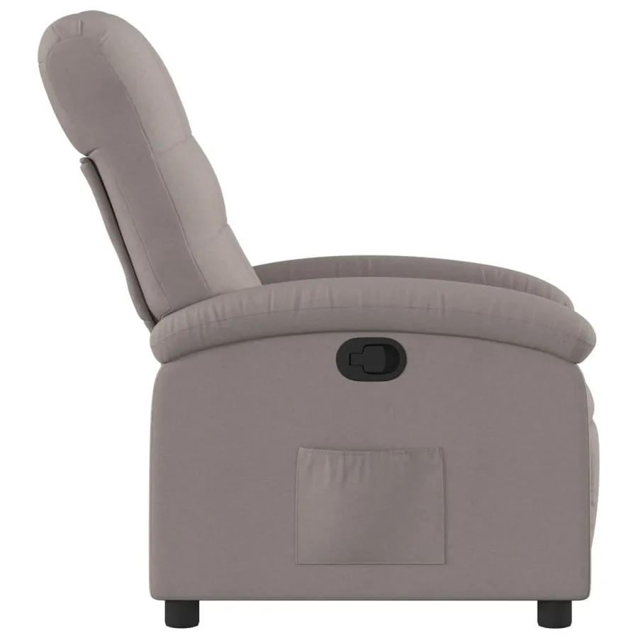 Fauteuil inclinable Taupe Tissu - 4
