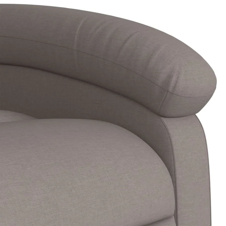 Fauteuil inclinable Taupe Tissu - 8