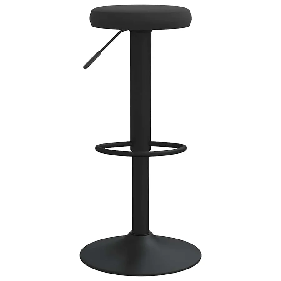 Tabourets de bar lot de 2 Noir Velours - 3