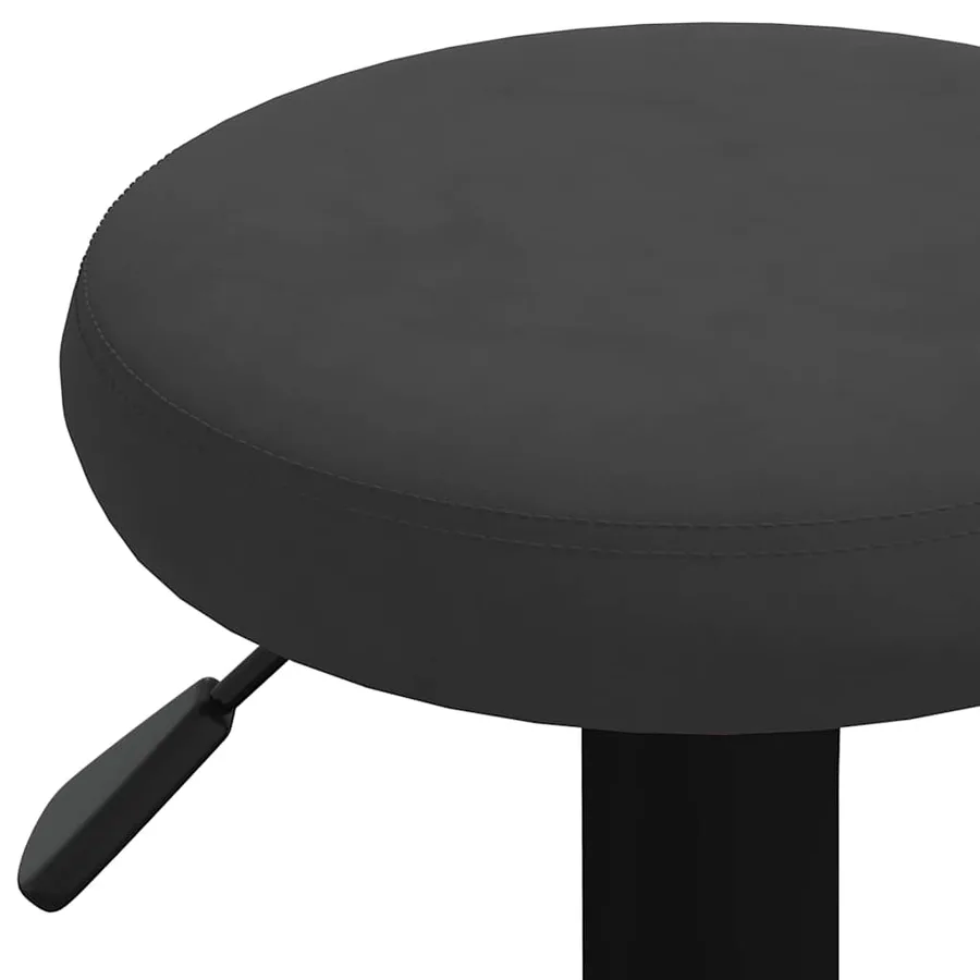Tabourets de bar lot de 2 Noir Velours - 7