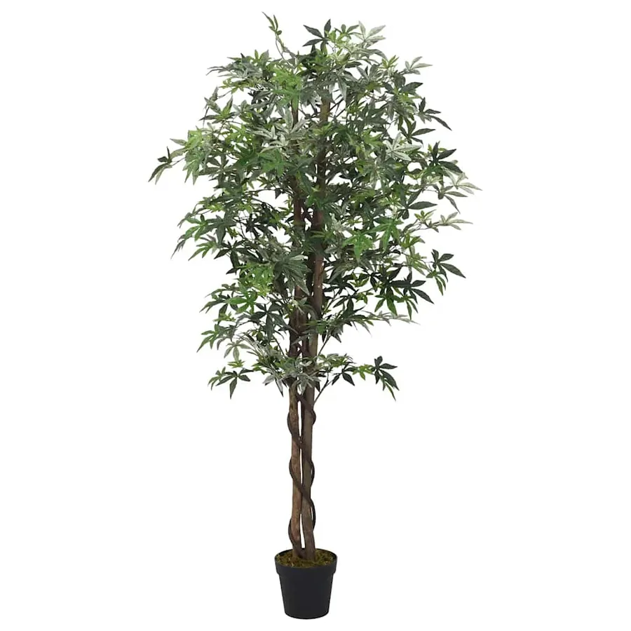 Érable artificiel 224 feuilles 80 cm vert