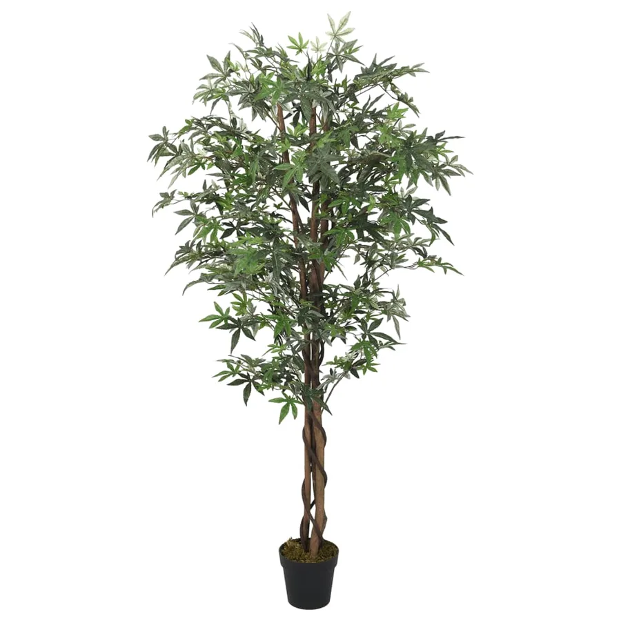 Érable artificiel 224 feuilles 80 cm vert - 2