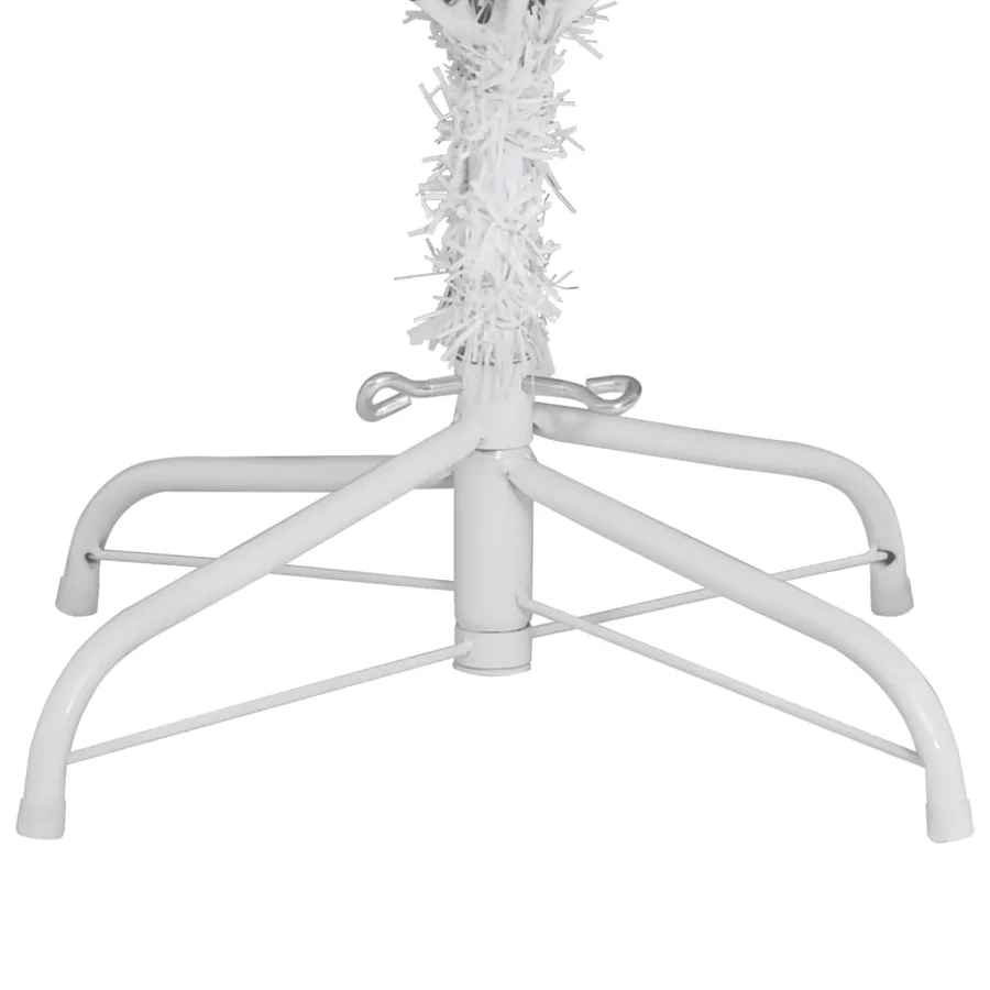 Sapin de Noël artificiel à charnières avec support blanc 270 cm - 5