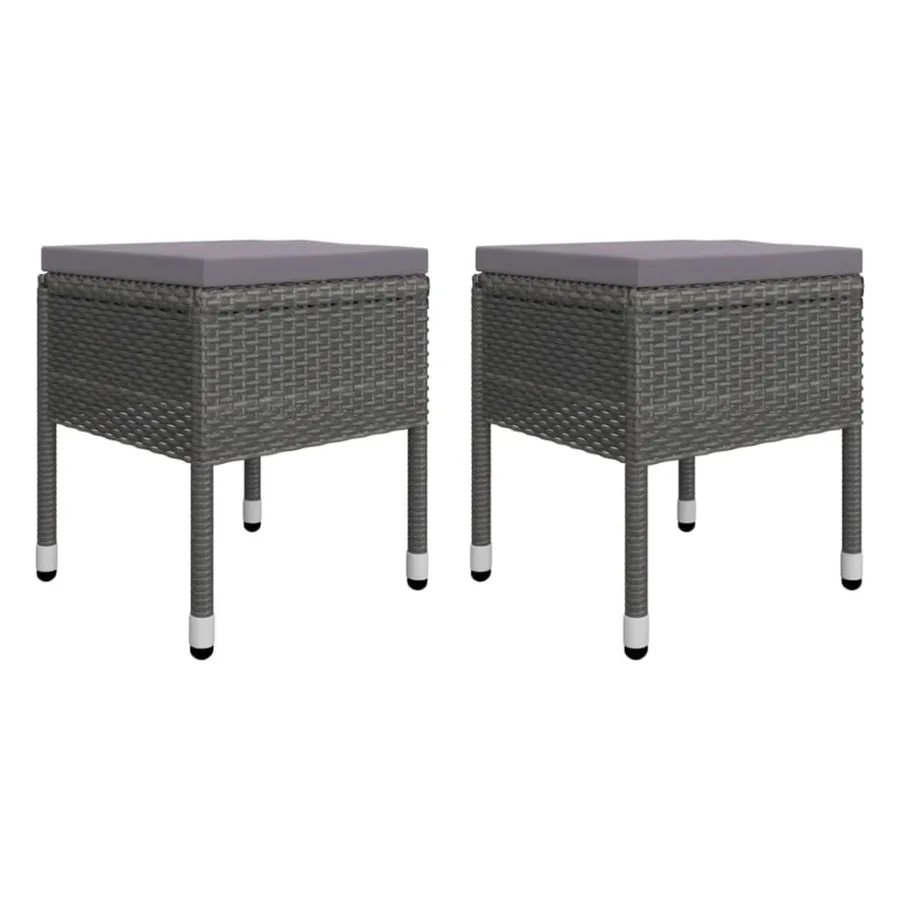 Ensemble à manger de jardin 5 pcs Gris - 7