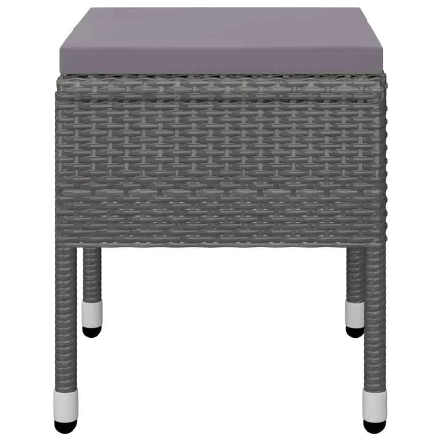 Ensemble à manger de jardin 5 pcs Gris - 9