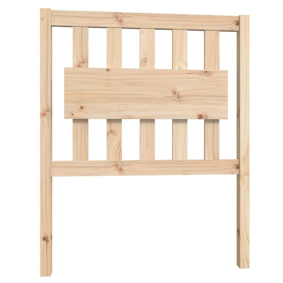 Cadre de lit sans matelas bois massif - 7