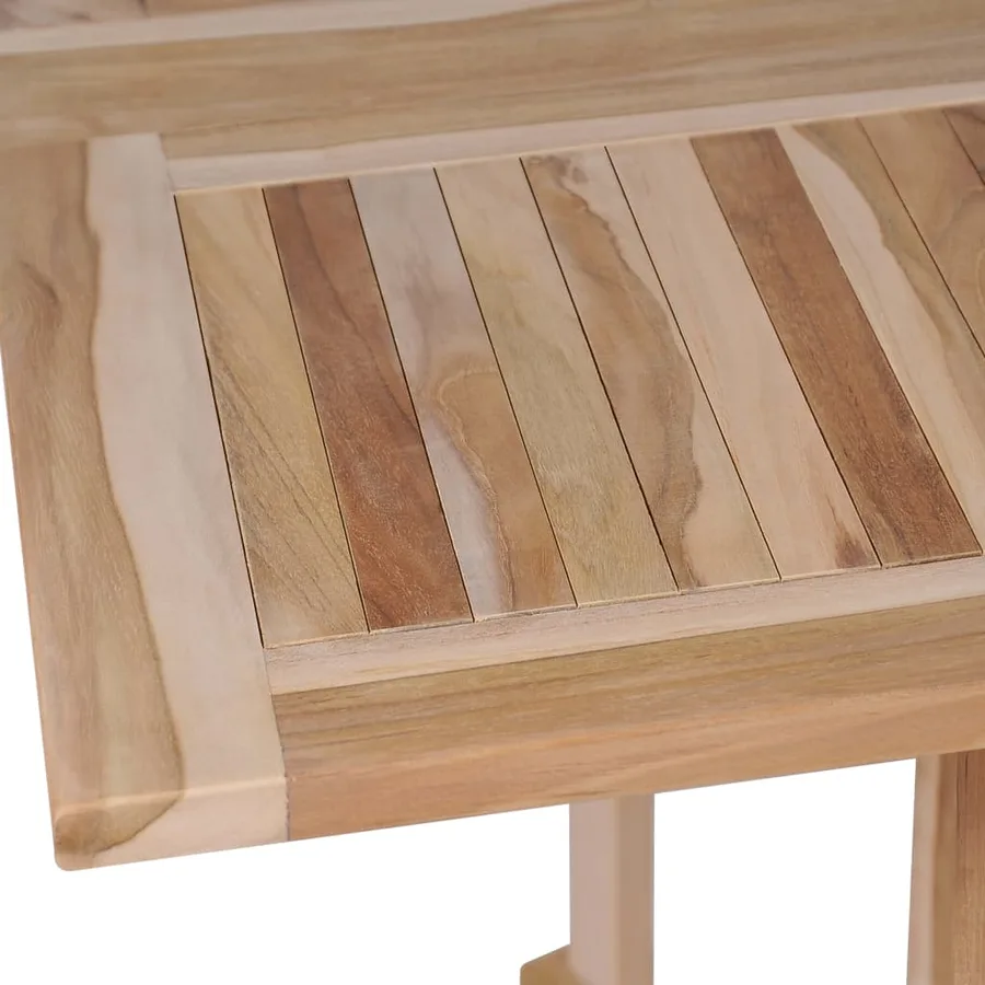 Ensemble à manger d'extérieur pliable 7 pcs Bois solide de teck - 11