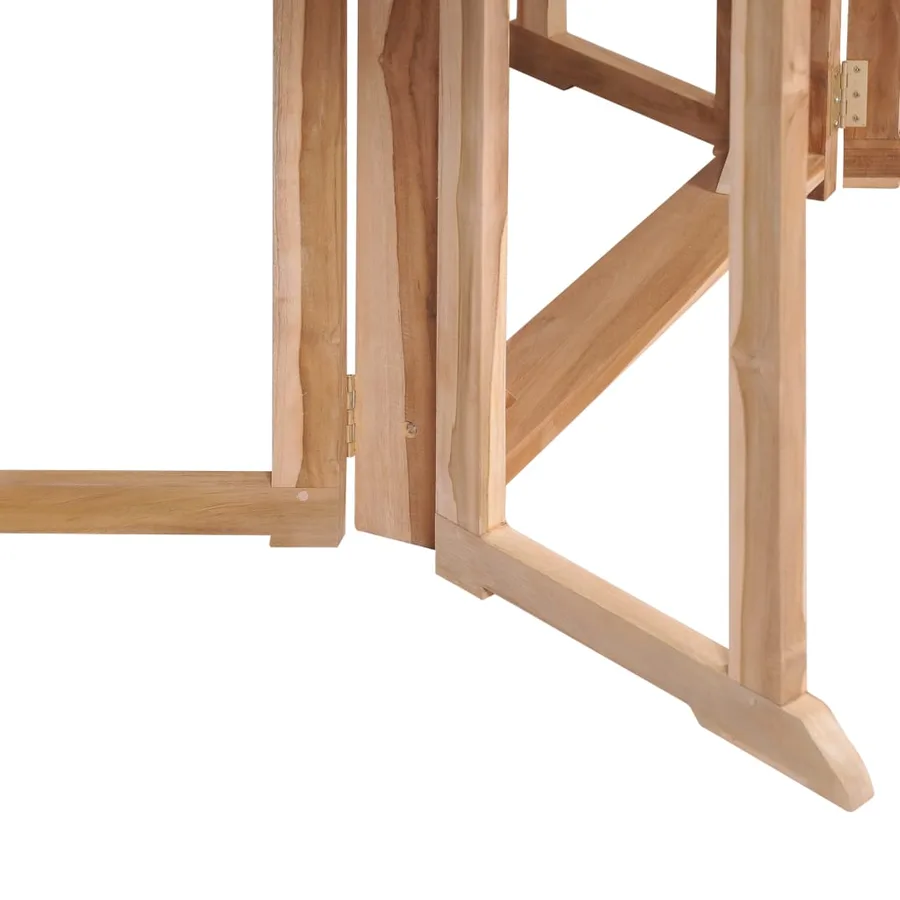 Ensemble à manger d'extérieur pliable 7 pcs Bois solide de teck - 12