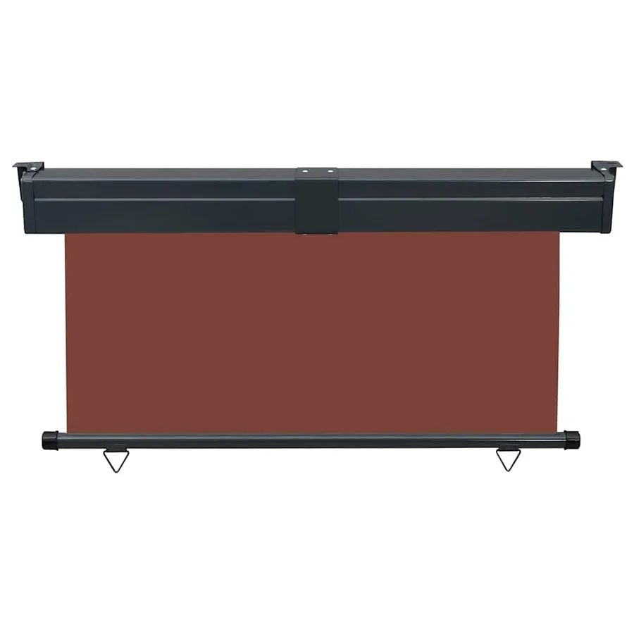 Auvent latéral de balcon 145x250 cm Marron - 4